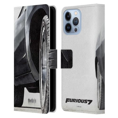Fast & Furious Franchise Key Art Furious Tire Leather Book Wallet Case Cover For Apple iPhone 13 Pro Max