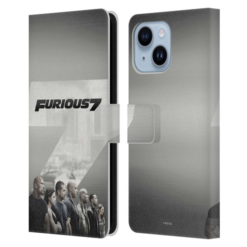 Fast & Furious Franchise Key Art Furious 7 Leather Book Wallet Case Cover For Apple iPhone 14 Plus