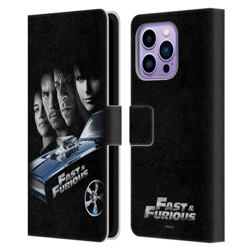 Fast & Furious Franchise Key Art 2009 Movie Leather Book Wallet Case Cover For Apple iPhone 14 Pro Max