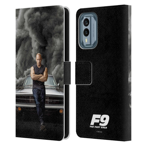 Fast & Furious Franchise Key Art F9 The Fast Saga Dom Leather Book Wallet Case Cover For Nokia X30