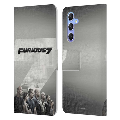 Fast & Furious Franchise Key Art Furious 7 Leather Book Wallet Case Cover For Samsung Galaxy A34 5G