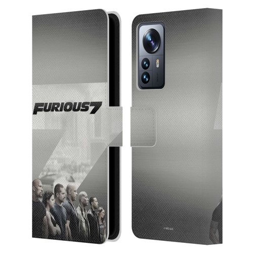 Fast & Furious Franchise Key Art Furious 7 Leather Book Wallet Case Cover For Xiaomi 12 Pro