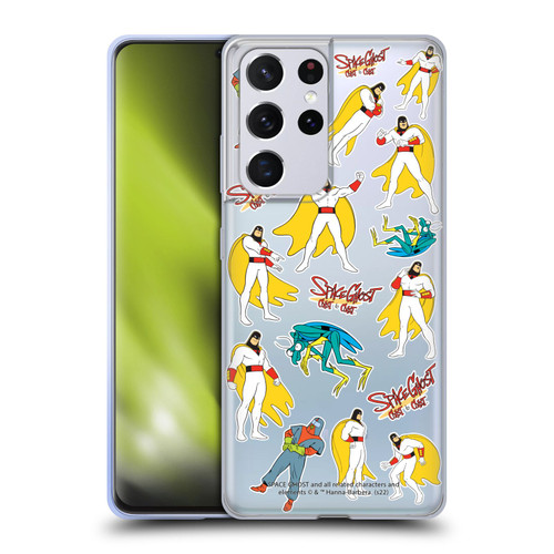 Space Ghost Coast to Coast Graphics Icons Soft Gel Case for Samsung Galaxy S21 Ultra 5G