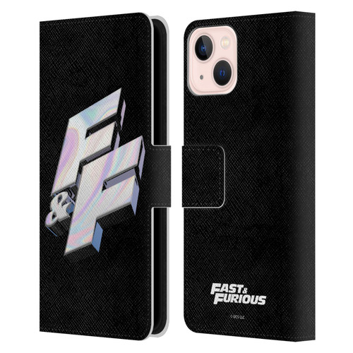 Fast & Furious Franchise Logo Art F&F 3D Leather Book Wallet Case Cover For Apple iPhone 13
