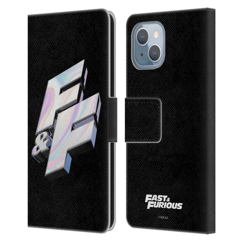 Fast & Furious Franchise Logo Art F&F 3D Leather Book Wallet Case Cover For Apple iPhone 14