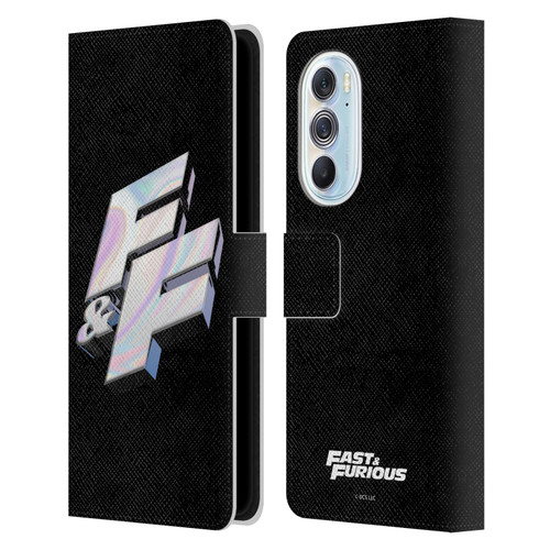 Fast & Furious Franchise Logo Art F&F 3D Leather Book Wallet Case Cover For Motorola Edge X30