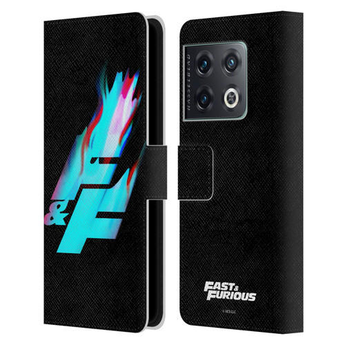 Fast & Furious Franchise Logo Art F&F Black Leather Book Wallet Case Cover For OnePlus 10 Pro