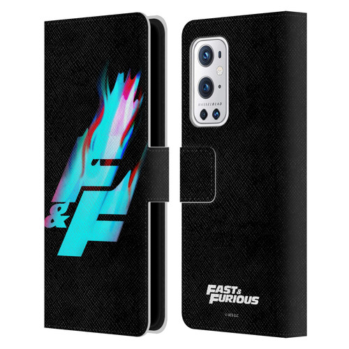 Fast & Furious Franchise Logo Art F&F Black Leather Book Wallet Case Cover For OnePlus 9 Pro