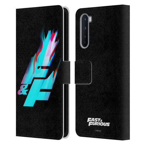 Fast & Furious Franchise Logo Art F&F Black Leather Book Wallet Case Cover For OnePlus Nord 5G