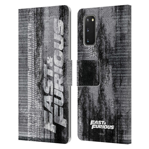 Fast & Furious Franchise Logo Art Tire Skid Marks Leather Book Wallet Case Cover For Samsung Galaxy S20 / S20 5G