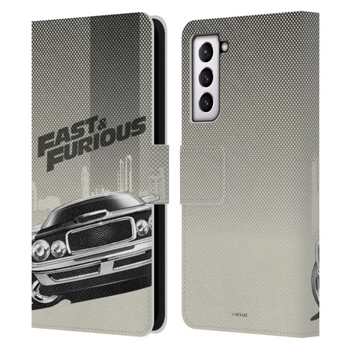 Fast & Furious Franchise Logo Art Halftone Car Leather Book Wallet Case Cover For Samsung Galaxy S21 5G