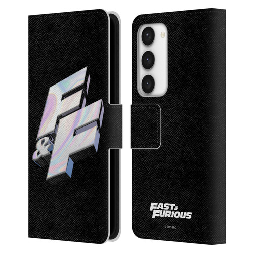 Fast & Furious Franchise Logo Art F&F 3D Leather Book Wallet Case Cover For Samsung Galaxy S23 5G