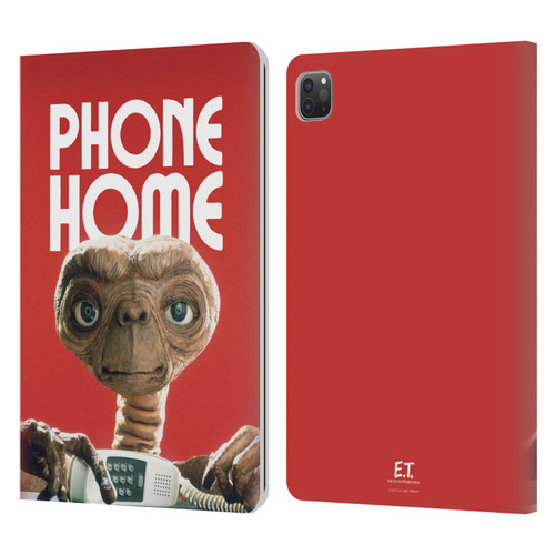 E.T. Graphics Phone Home Leather Book Wallet Case Cover For Apple iPad Pro 11 2020 / 2021 / 2022