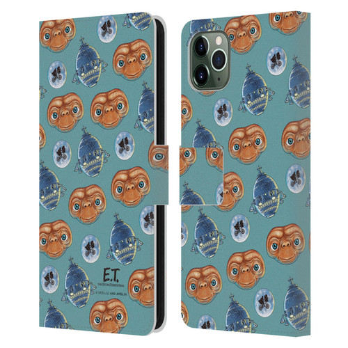 E.T. Graphics Pattern Leather Book Wallet Case Cover For Apple iPhone 11 Pro Max