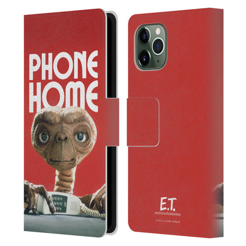 E.T. Graphics Phone Home Leather Book Wallet Case Cover For Apple iPhone 11 Pro