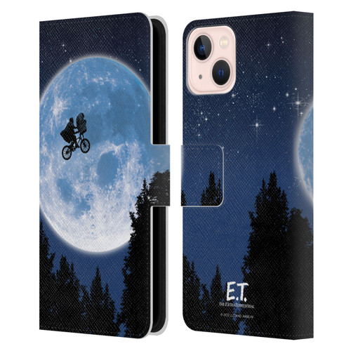 E.T. Graphics Poster Leather Book Wallet Case Cover For Apple iPhone 13