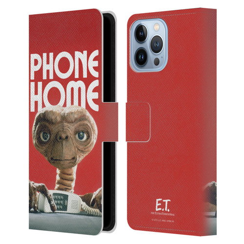 E.T. Graphics Phone Home Leather Book Wallet Case Cover For Apple iPhone 13 Pro Max