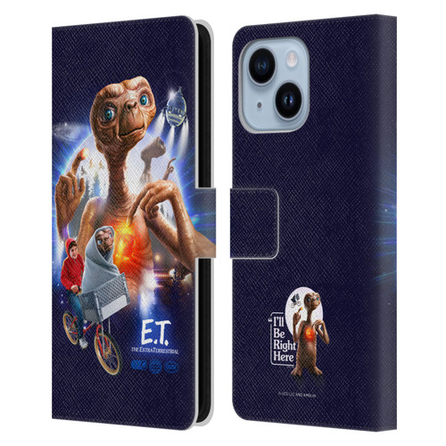 E.T. Graphics Key Art Leather Book Wallet Case Cover For Apple iPhone 14 Plus