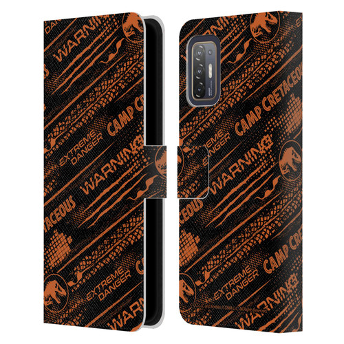 Jurassic World: Camp Cretaceous Character Art Pattern Danger Leather Book Wallet Case Cover For HTC Desire 21 Pro 5G