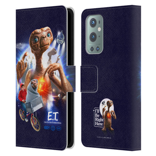 E.T. Graphics Key Art Leather Book Wallet Case Cover For OnePlus 9