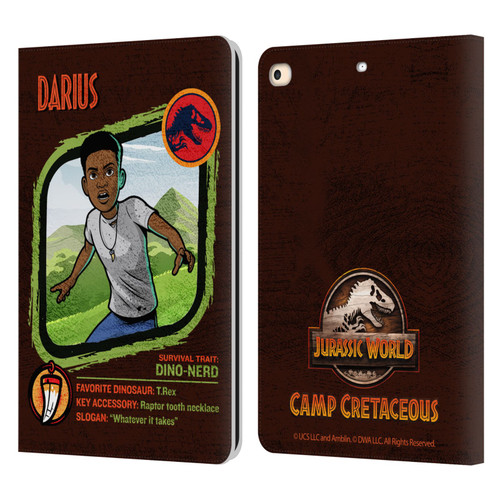 Jurassic World: Camp Cretaceous Character Art Darius Leather Book Wallet Case Cover For Apple iPad 9.7 2017 / iPad 9.7 2018