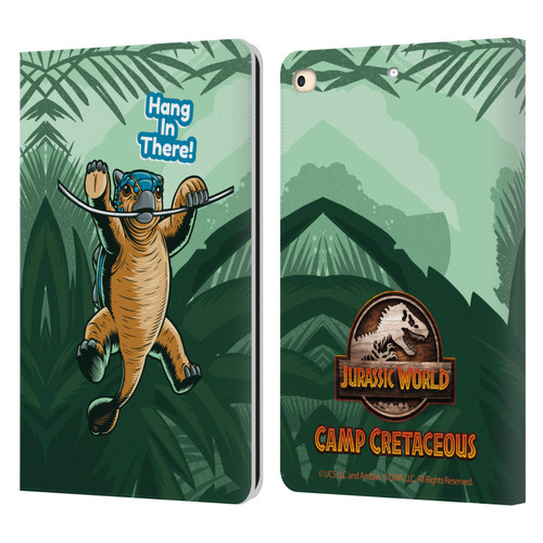 Jurassic World: Camp Cretaceous Character Art Hang In There Leather Book Wallet Case Cover For Apple iPad 9.7 2017 / iPad 9.7 2018
