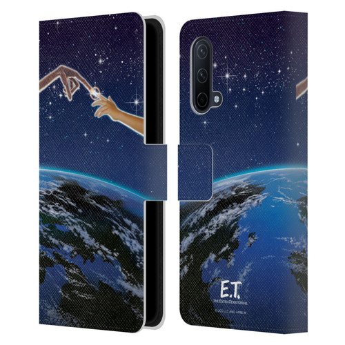 E.T. Graphics Touch Finger Leather Book Wallet Case Cover For OnePlus Nord CE 5G