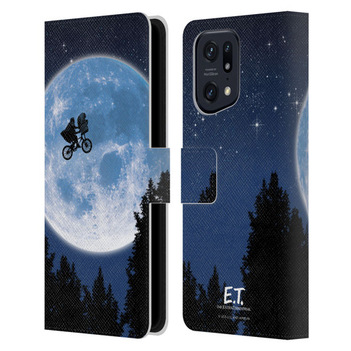E.T. Graphics Poster Leather Book Wallet Case Cover For OPPO Find X5 Pro