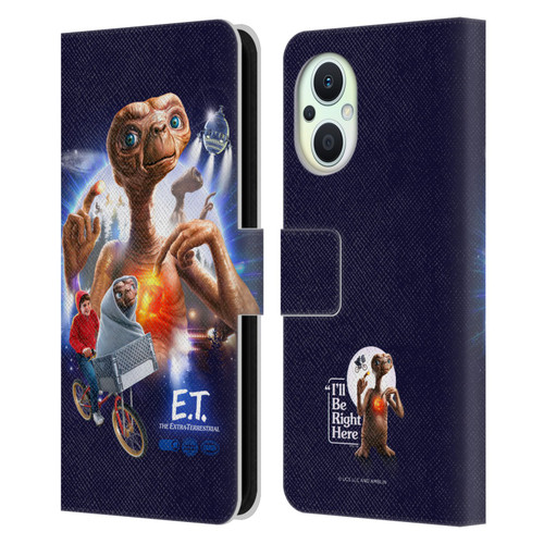 E.T. Graphics Key Art Leather Book Wallet Case Cover For OPPO Reno8 Lite