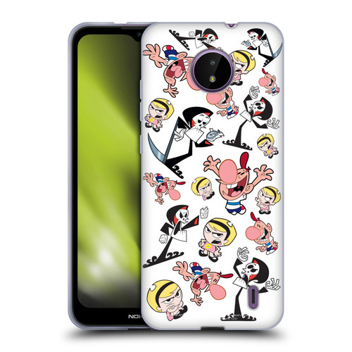 The Grim Adventures of Billy & Mandy Graphics Icons Soft Gel Case for Nokia C10 / C20