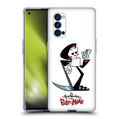 The Grim Adventures of Billy & Mandy Graphics Grim Soft Gel Case for OPPO Reno 4 Pro 5G