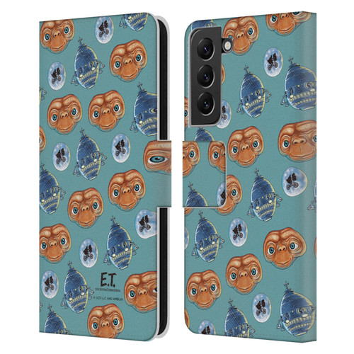 E.T. Graphics Pattern Leather Book Wallet Case Cover For Samsung Galaxy S22+ 5G