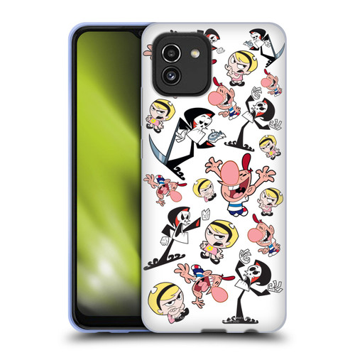 The Grim Adventures of Billy & Mandy Graphics Icons Soft Gel Case for Samsung Galaxy A03 (2021)