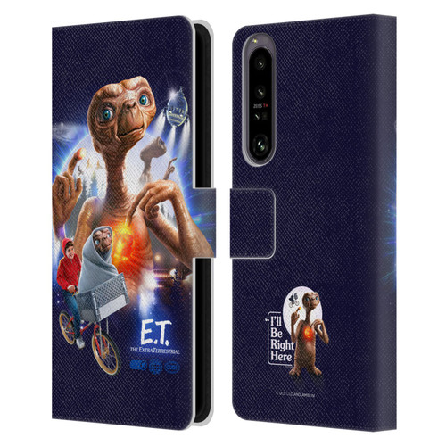 E.T. Graphics Key Art Leather Book Wallet Case Cover For Sony Xperia 1 IV