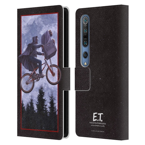 E.T. Graphics Night Bike Rides Leather Book Wallet Case Cover For Xiaomi Mi 10 5G / Mi 10 Pro 5G