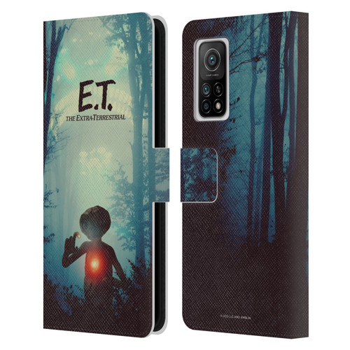 E.T. Graphics Forest Leather Book Wallet Case Cover For Xiaomi Mi 10T 5G