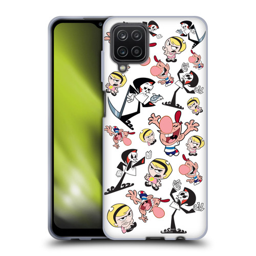 The Grim Adventures of Billy & Mandy Graphics Icons Soft Gel Case for Samsung Galaxy A12 (2020)
