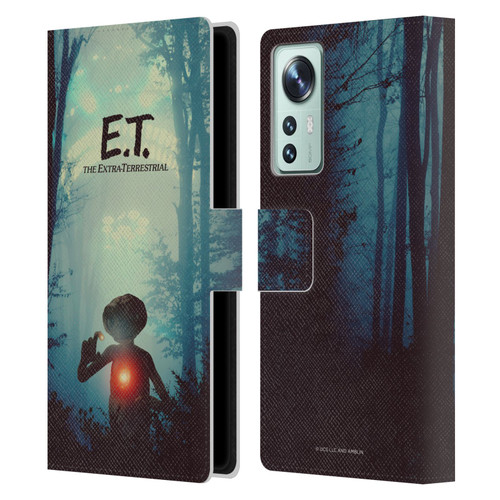 E.T. Graphics Forest Leather Book Wallet Case Cover For Xiaomi 12