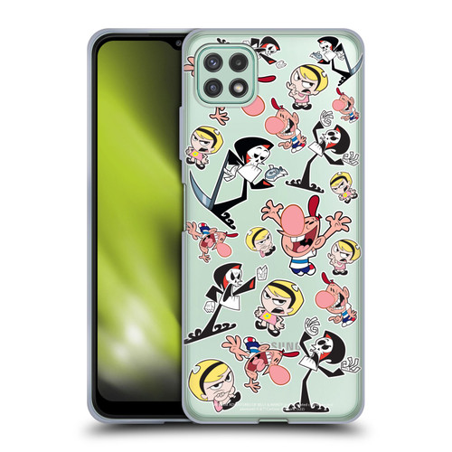 The Grim Adventures of Billy & Mandy Graphics Icons Soft Gel Case for Samsung Galaxy A22 5G / F42 5G (2021)