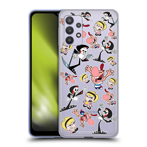 The Grim Adventures of Billy & Mandy Graphics Icons Soft Gel Case for Samsung Galaxy A32 5G / M32 5G (2021)