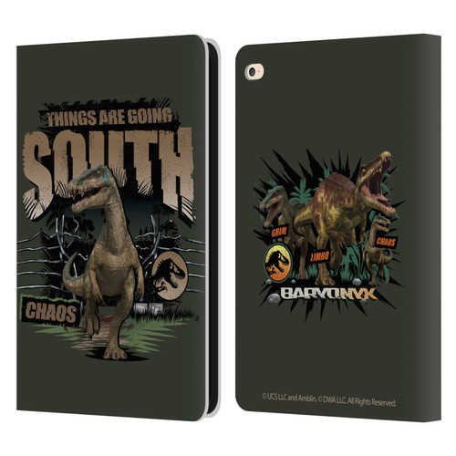Jurassic World: Camp Cretaceous Dinosaur Graphics Things Are Going South Leather Book Wallet Case Cover For Apple iPad Air 2 (2014)