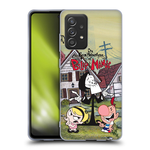 The Grim Adventures of Billy & Mandy Graphics Poster Soft Gel Case for Samsung Galaxy A52 / A52s / 5G (2021)