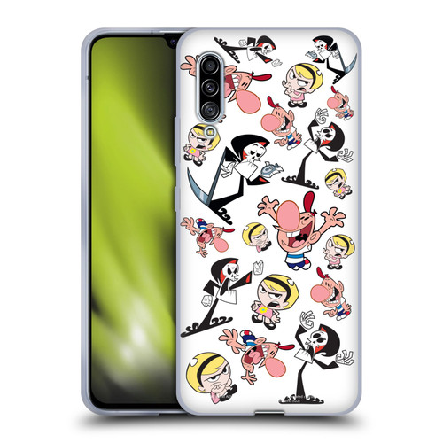 The Grim Adventures of Billy & Mandy Graphics Icons Soft Gel Case for Samsung Galaxy A90 5G (2019)