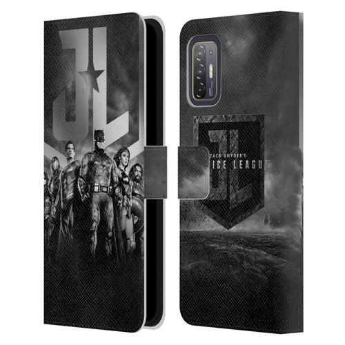 Zack Snyder's Justice League Snyder Cut Character Art Group Logo Leather Book Wallet Case Cover For HTC Desire 21 Pro 5G