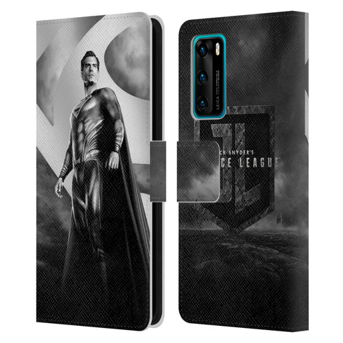 Zack Snyder's Justice League Snyder Cut Character Art Superman Leather Book Wallet Case Cover For Huawei P40 5G