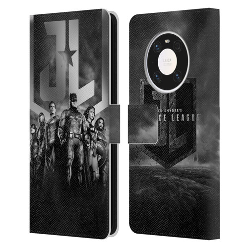 Zack Snyder's Justice League Snyder Cut Character Art Group Logo Leather Book Wallet Case Cover For Huawei Mate 40 Pro 5G