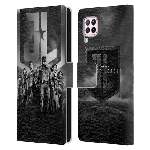 Zack Snyder's Justice League Snyder Cut Character Art Group Logo Leather Book Wallet Case Cover For Huawei Nova 6 SE / P40 Lite