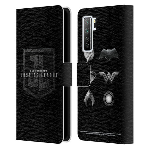 Zack Snyder's Justice League Snyder Cut Character Art Logo Leather Book Wallet Case Cover For Huawei Nova 7 SE/P40 Lite 5G