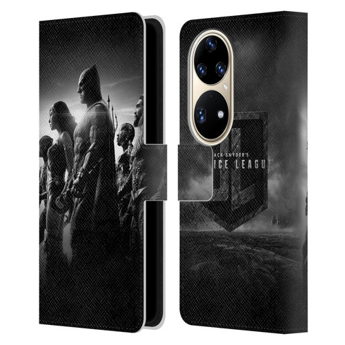 Zack Snyder's Justice League Snyder Cut Character Art Group Leather Book Wallet Case Cover For Huawei P50 Pro