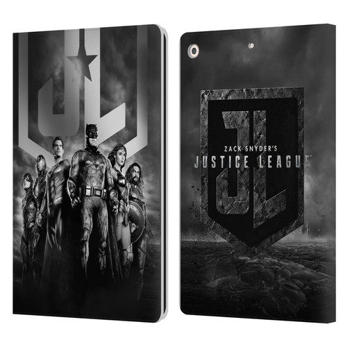 Zack Snyder's Justice League Snyder Cut Character Art Group Logo Leather Book Wallet Case Cover For Apple iPad 10.2 2019/2020/2021